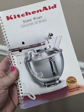Kitchen Aid Mixer Instruction And Recipe Book